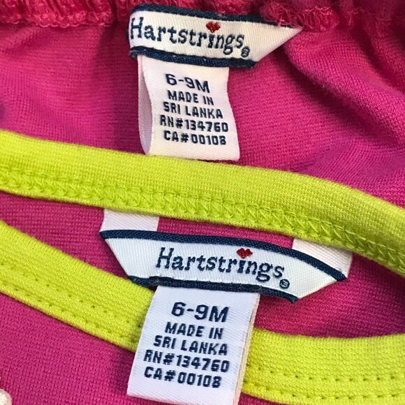 Hartstrings‎ Snowflake Applique Dress and Bloomers Set Baby Girl Size 6-9M Pink - Picture 5 of 9